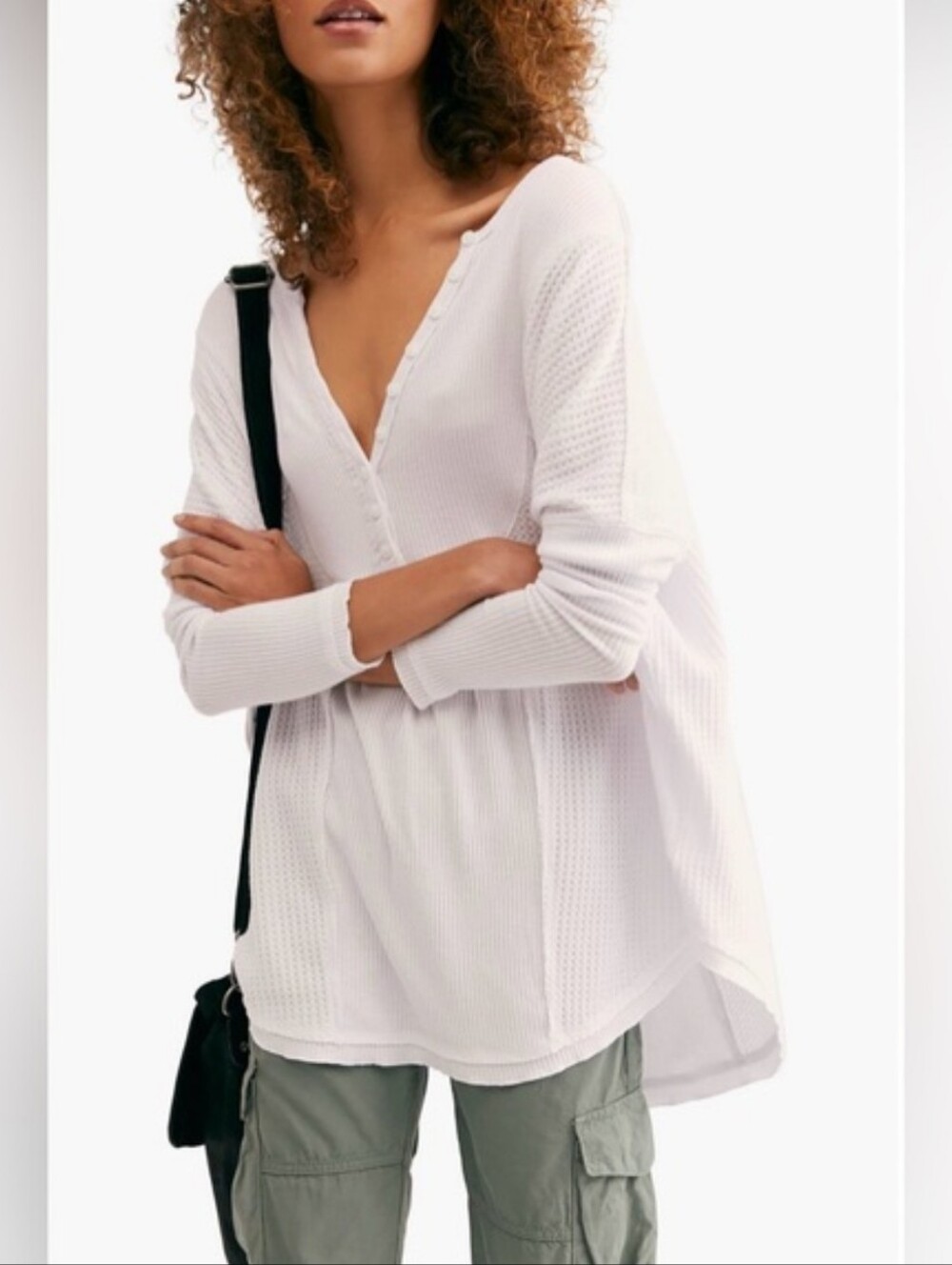 Free People Leo Henley Top